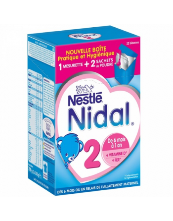 NIDAL 2 LAIT EN POUDRE 2ÈME...